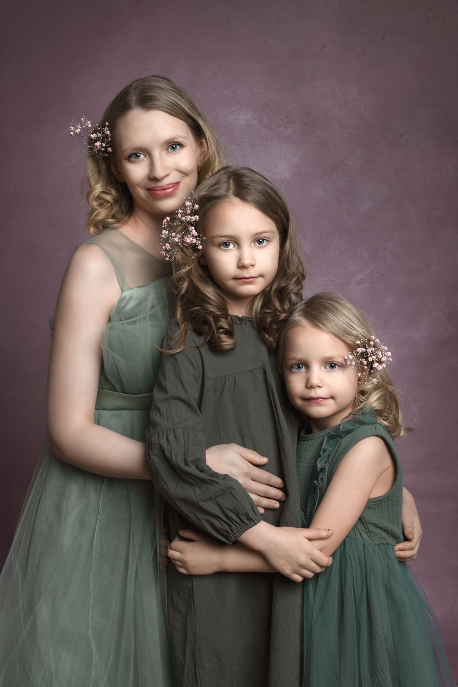 Perhekuvaus studiossa Valokuvaaja Henna Ikonen Varkaus.